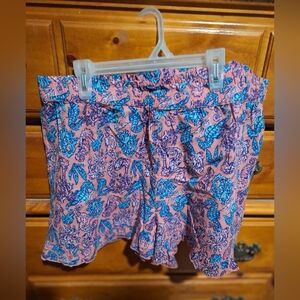 Simply Southern size Large Seahorse‎ Print Women's Shorts